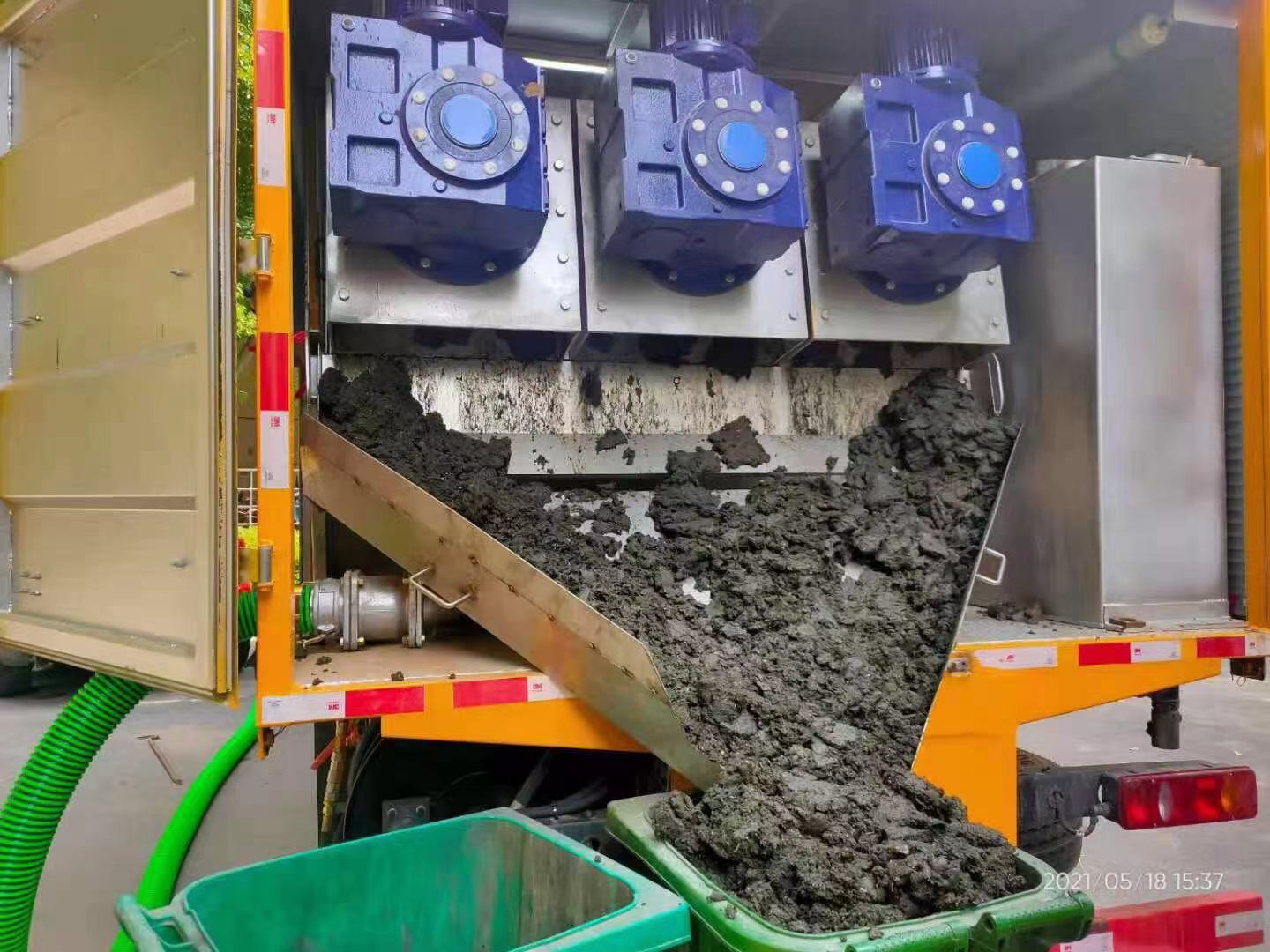 洛南化粪池清掏城市维护站-泥浆净化干湿分离处理